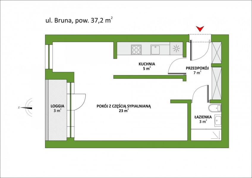Warszawa Mokotów, Giordana Bruna